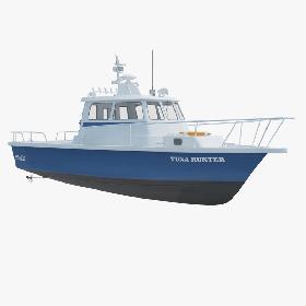 Fishing Motor Boat - Tuna Hunter